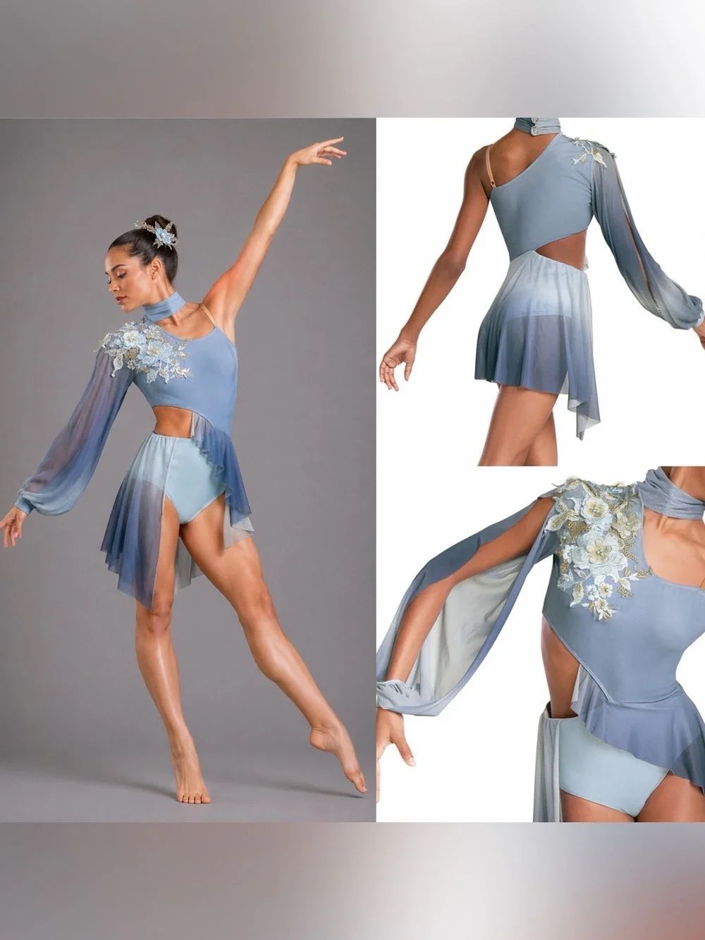 Revolution Tenth House dance solo costume blue dress lyrical DAWN TH23096 MA adl